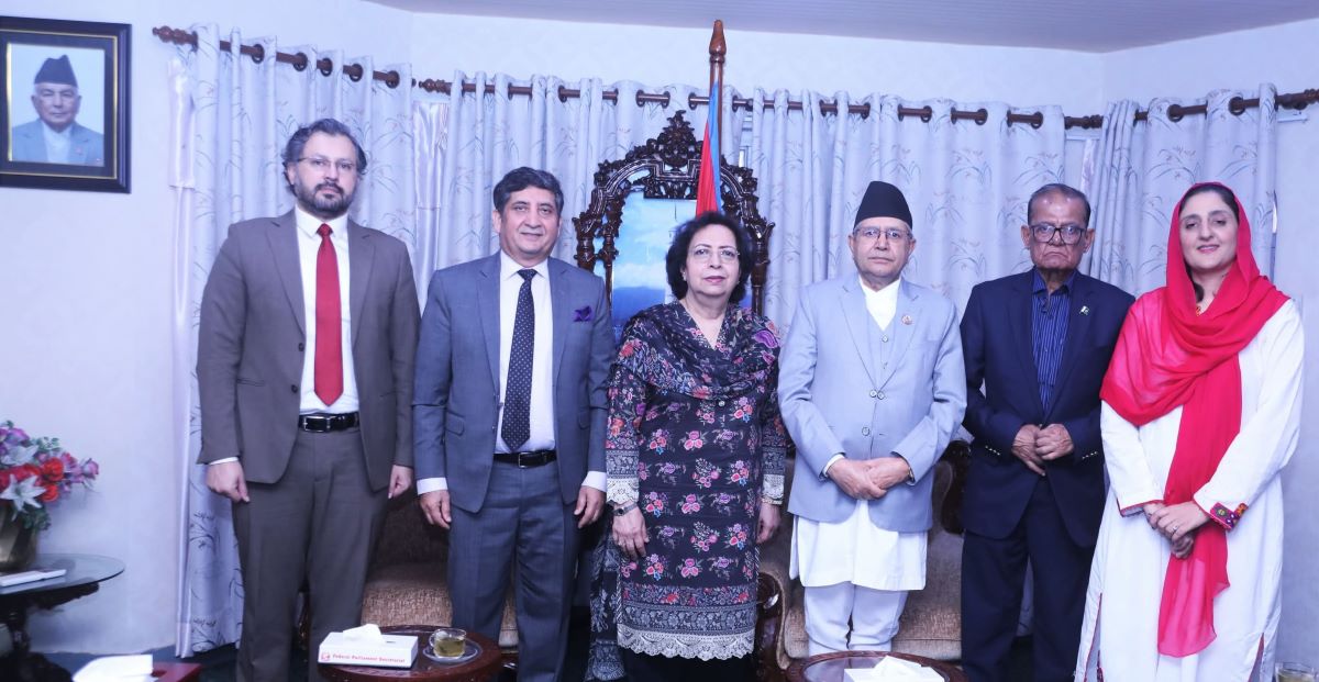 सभामुख घिमिरे र पाकिस्तानी संसदीय प्रतिनिधिमण्डलबीच भेटवार्ता
